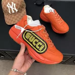 chaussure gucci contrefacon pas cher big logo daddy chaussures orange